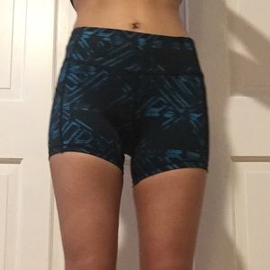 Blue active shorts